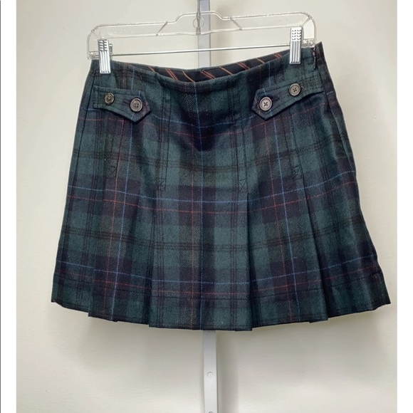 Gap Plaid Pleated Skirt - Picture 1 of 3